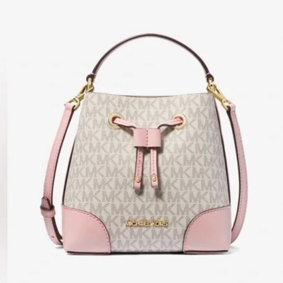 Michael Kors Mini Logo Mercer Bucket Bag - Picture 6 of 7